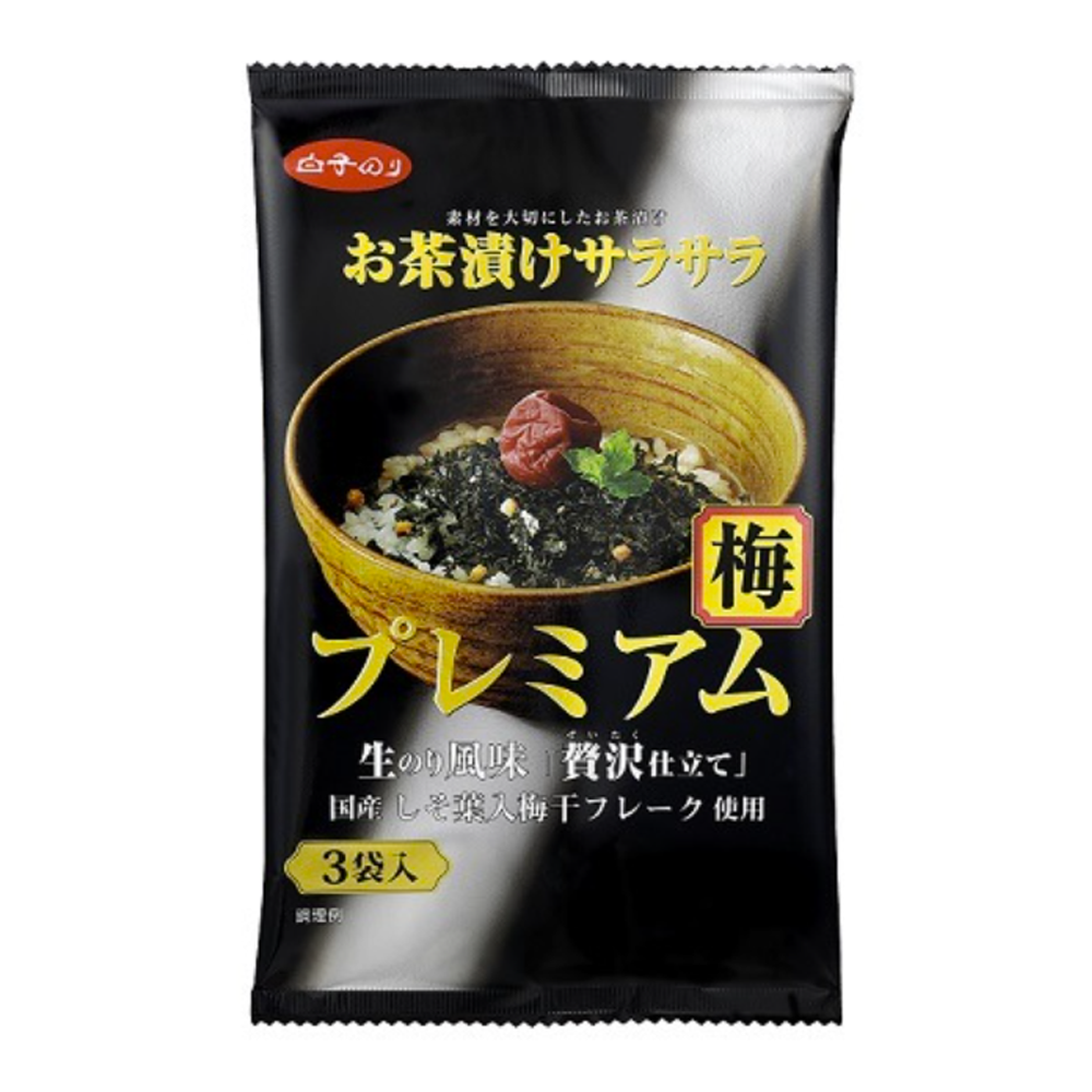 SHIRAKO 白子海苔 食品 茶泡飯 海苔茶泡飯 （梅子/鮭魚）