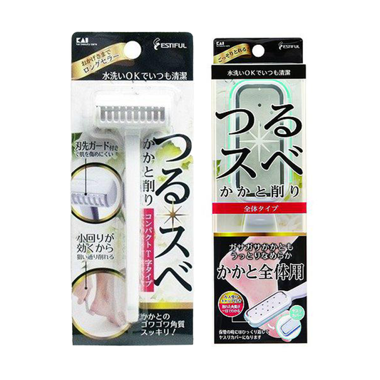 KAI 貝印 美體 工具 足用 足跟磨皮器(T字型／全足型)