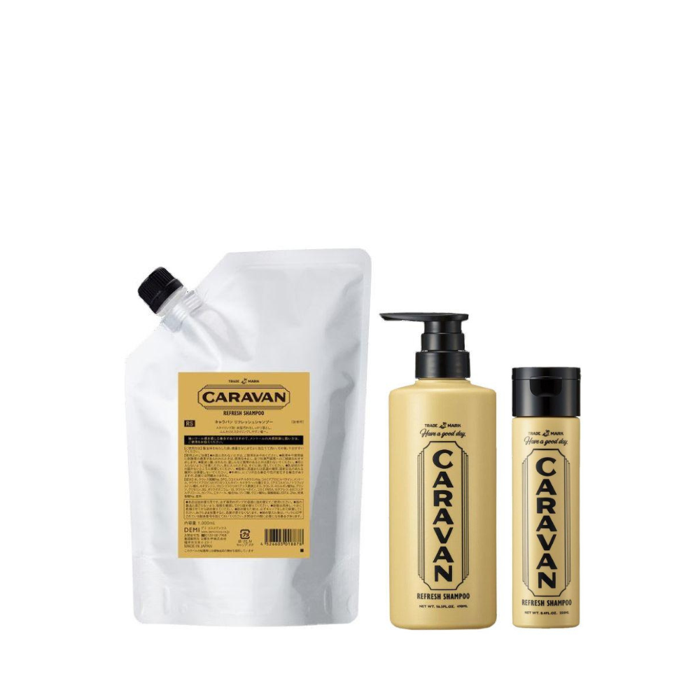Demi 洗髮精 Caravan 清爽洗髮精 (250ml / 490ml / 補充包 1000ml)